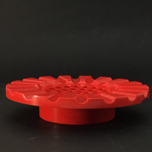 Kartell 4637 red ashtray - kartell, 18cm