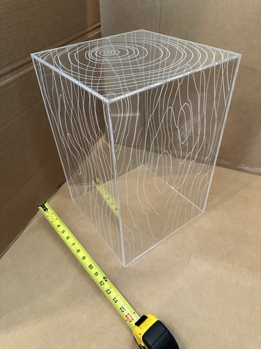 Gus modern timber side table - modern,