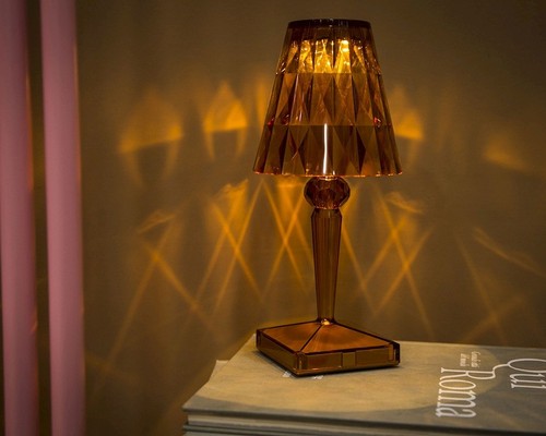 Kartell battery lamp amber - battery,